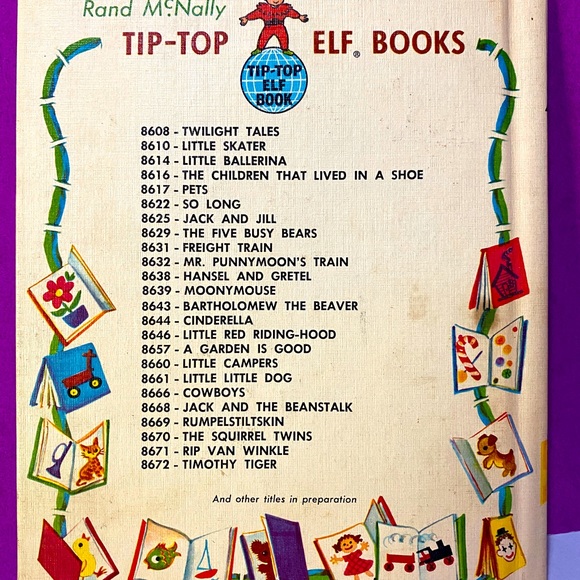 THE PRINCESS AND THE PEA VTG 1965 HARDCOVER BOOK TIP-TOP ELF BOOK FAIRY TALE - Picture 2 of 15